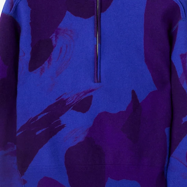 Burberry  Printed Pattern Zip-Up Hoodie. 80778291 圖 7