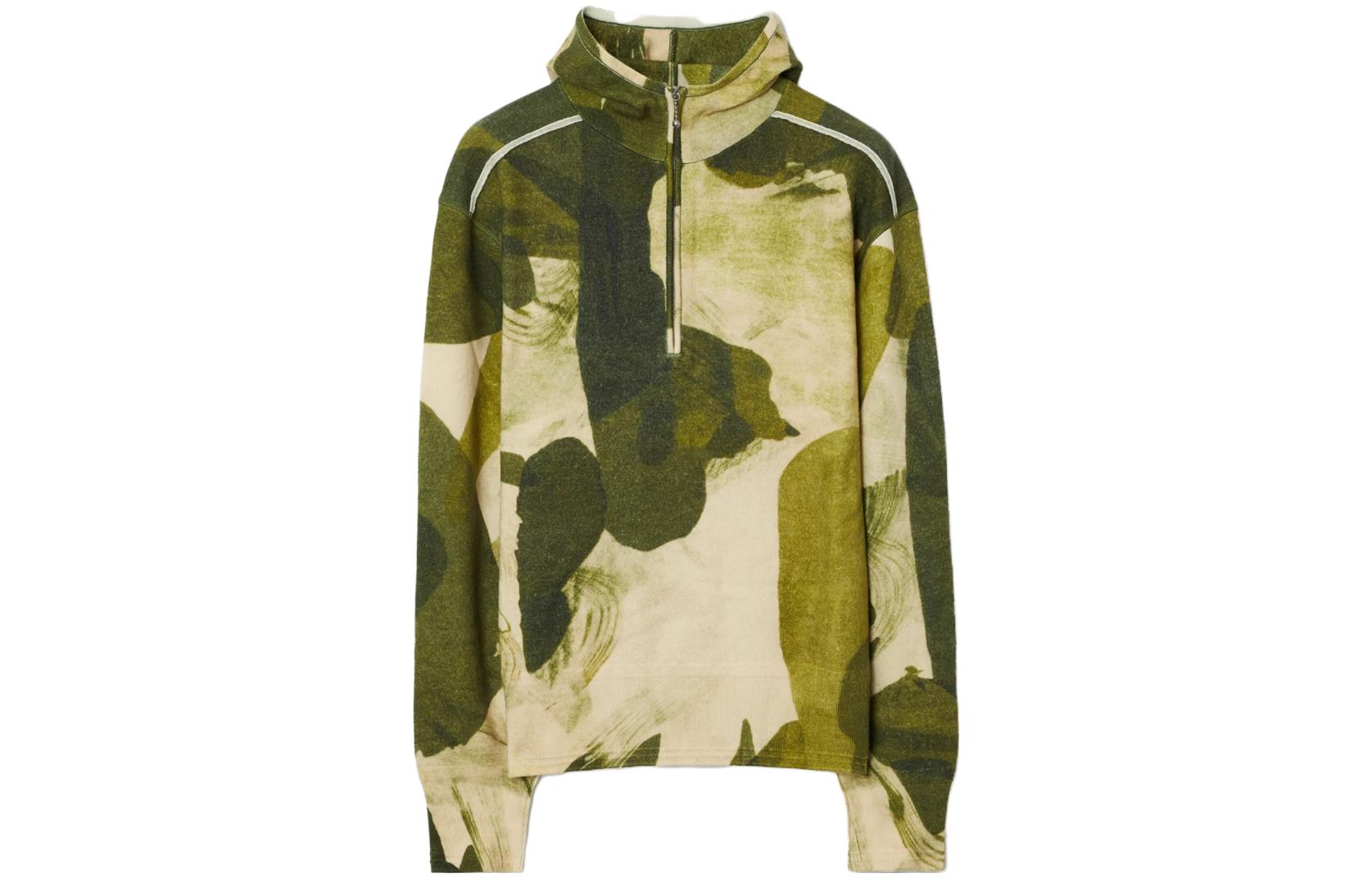 Burberry  Printed Pattern Zip-Up Hoodie. 80778291 圖 8