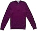 Buy Burberry Purple Check Patch Crewneck Pullover Sweater. 40228121