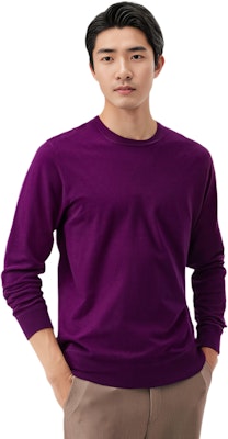 Burberry Purple Check Patch Crewneck Pullover Sweater. 40228121 Shop Burberry Purple Check Patch Crewneck Pullover Sweater. 40228121