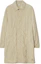 Buy Burberry Quilted Mid-Length Coat Single-Breasted Solid White 80838141
