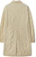 Lookbook Burberry Quilted Mid-Length Coat Single-Breasted Solid White 80838141