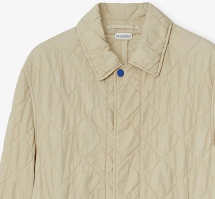 Burberry Quilted Mid-Length Coat Single-Breasted Solid White 80838141 Cheap Burberry Quilted Mid-Length Coat Single-Breasted Solid White 80838141
