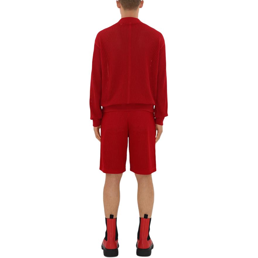 Burberry  Red Pullover Sweater with Equestrian Knight Logo. 80827651 圖 5