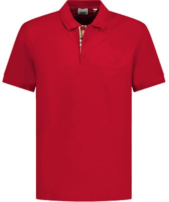 バーバリー レッド ロゴ刺繍 半袖ポロシャツ. 80675881 Buy バーバリー レッド ロゴ刺繍 半袖ポロシャツ. 80675881
