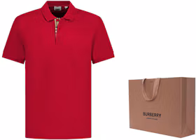 Lookbook Burberry 紅色刺繡Logo短袖Polo衫 80675881