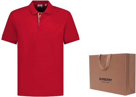 バーバリー レッド ロゴ刺繍 半袖ポロシャツ. 80675881 Lookbook バーバリー レッド ロゴ刺繍 半袖ポロシャツ. 80675881