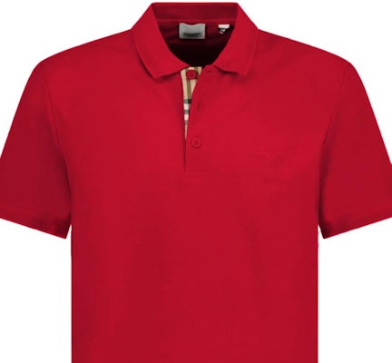 バーバリー レッド ロゴ刺繍 半袖ポロシャツ. 80675881 Shop バーバリー レッド ロゴ刺繍 半袖ポロシャツ. 80675881