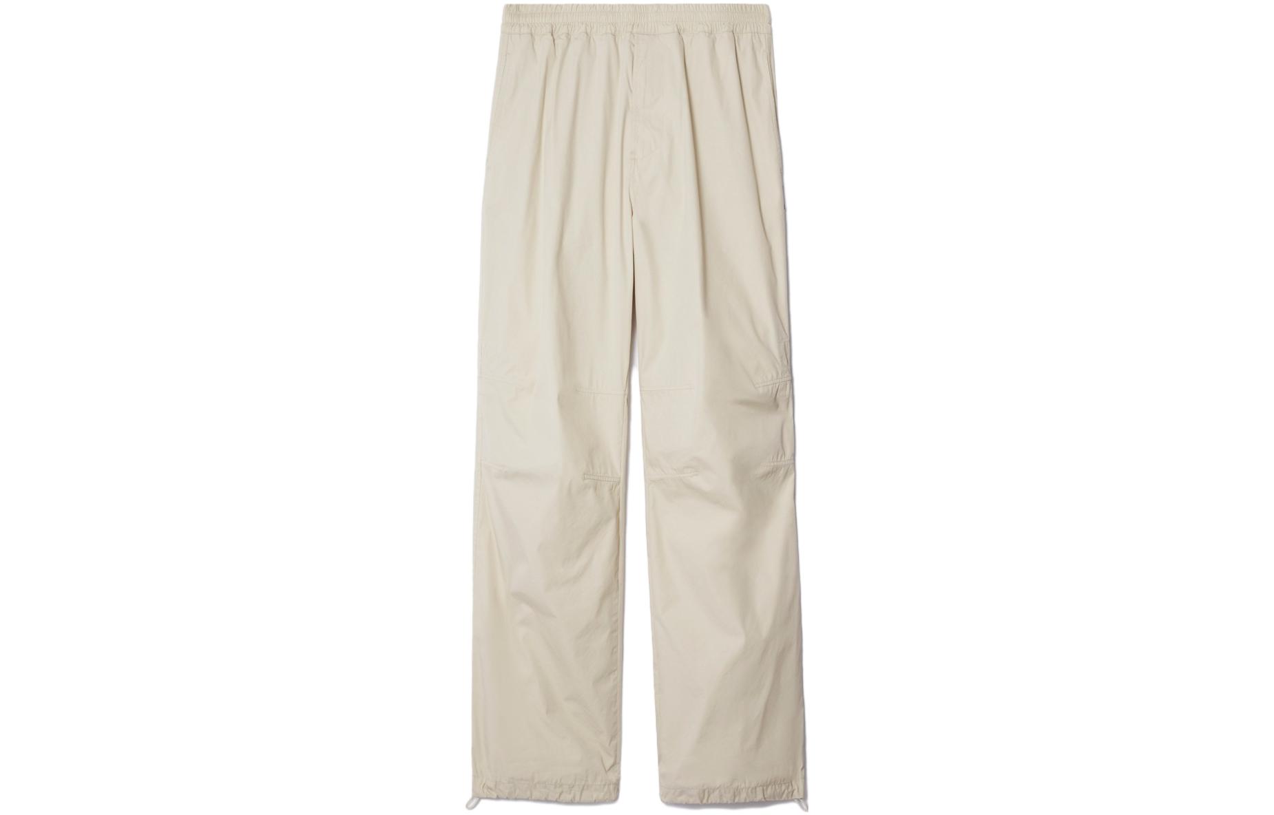 Order Burberry Celana Kasual Fit Santai Mid-Rise Warna Wheat. 80806521