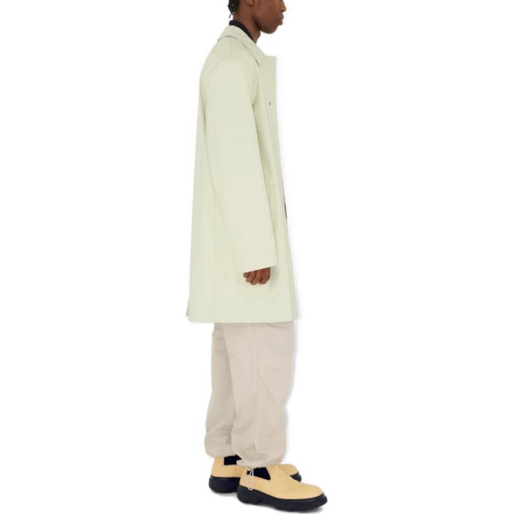 Details for Burberry Celana Kasual Fit Santai Mid-Rise Warna Wheat. 80806521