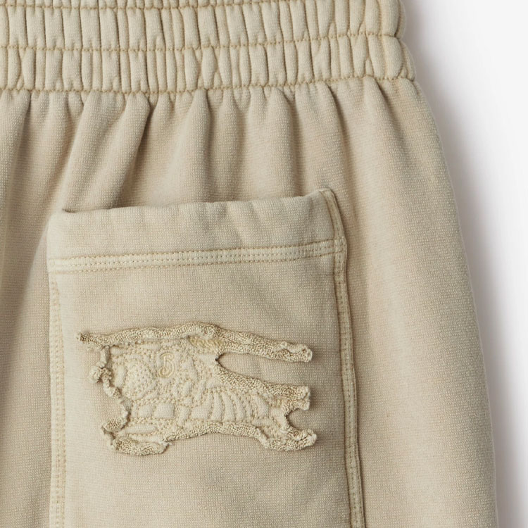 Sizing Burberry Pantalones Cortos Casual Rectos Fit Relajado Marrón Caza. 80909201