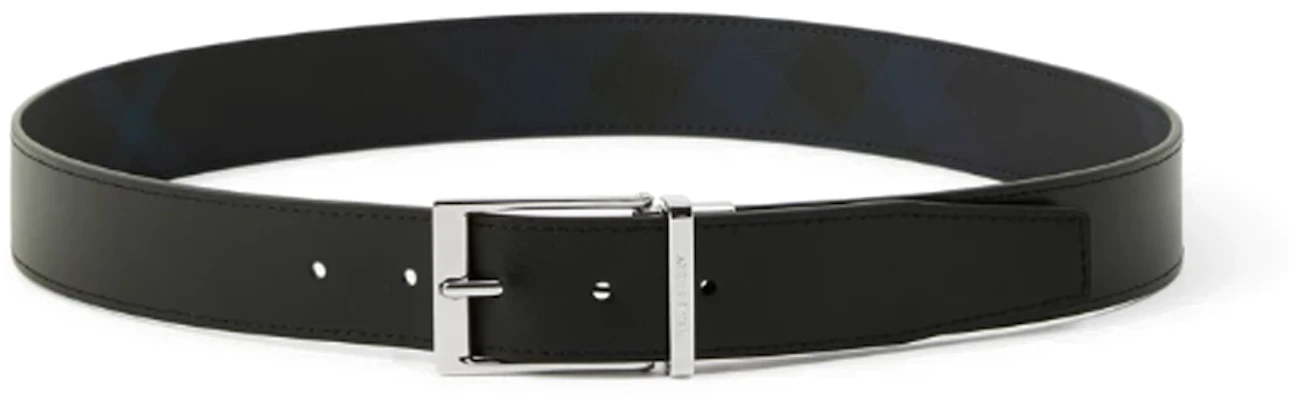 Burberry Tali Pinggang Terbalik Buckle Navy 3.5CM Kulit Poliuretana. 80732871 Shop Burberry Tali Pinggang Terbalik Buckle Navy 3.5CM Kulit Poliuretana. 80732871