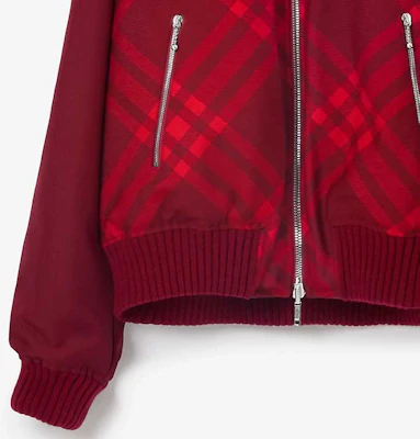 버버리 리버서블 체크 자켓 라즈베리 레드. 80789061 Details for 버버리 리버서블 체크 자켓 라즈베리 레드. 80789061