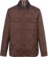 Burberry Reversible Cotton Jacket with Striped Collar in Brown. 80636961 Burberry Reversible Cotton Jacket with Striped Collar in Brown. 80636961