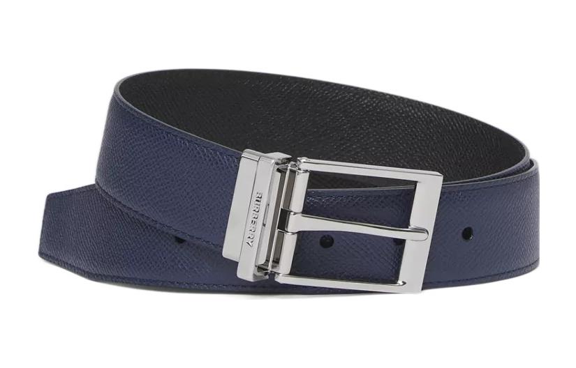 Burberry  Reversible Grain Leather Belt - 3.5cm Wide. 80401911