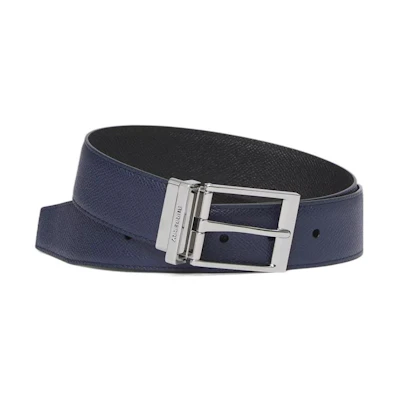 Burberry Reversible Grain Leather Belt - 3.5cm Wide. 80401911