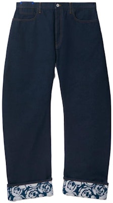 Burberry Seluar Jeans Potongan Lurus Cetakan Bunga Mawar Biru Indigo 80807791 Order Burberry Seluar Jeans Potongan Lurus Cetakan Bunga Mawar Biru Indigo 80807791