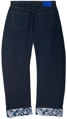 Burberry Seluar Jeans Potongan Lurus Cetakan Bunga Mawar Biru Indigo 80807791 Lookbook Burberry Seluar Jeans Potongan Lurus Cetakan Bunga Mawar Biru Indigo 80807791