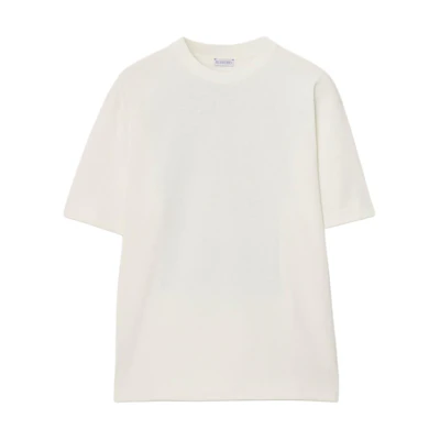 Burberry Salt Crystal Crewneck Print T-Shirt Short Sleeve. 80902031