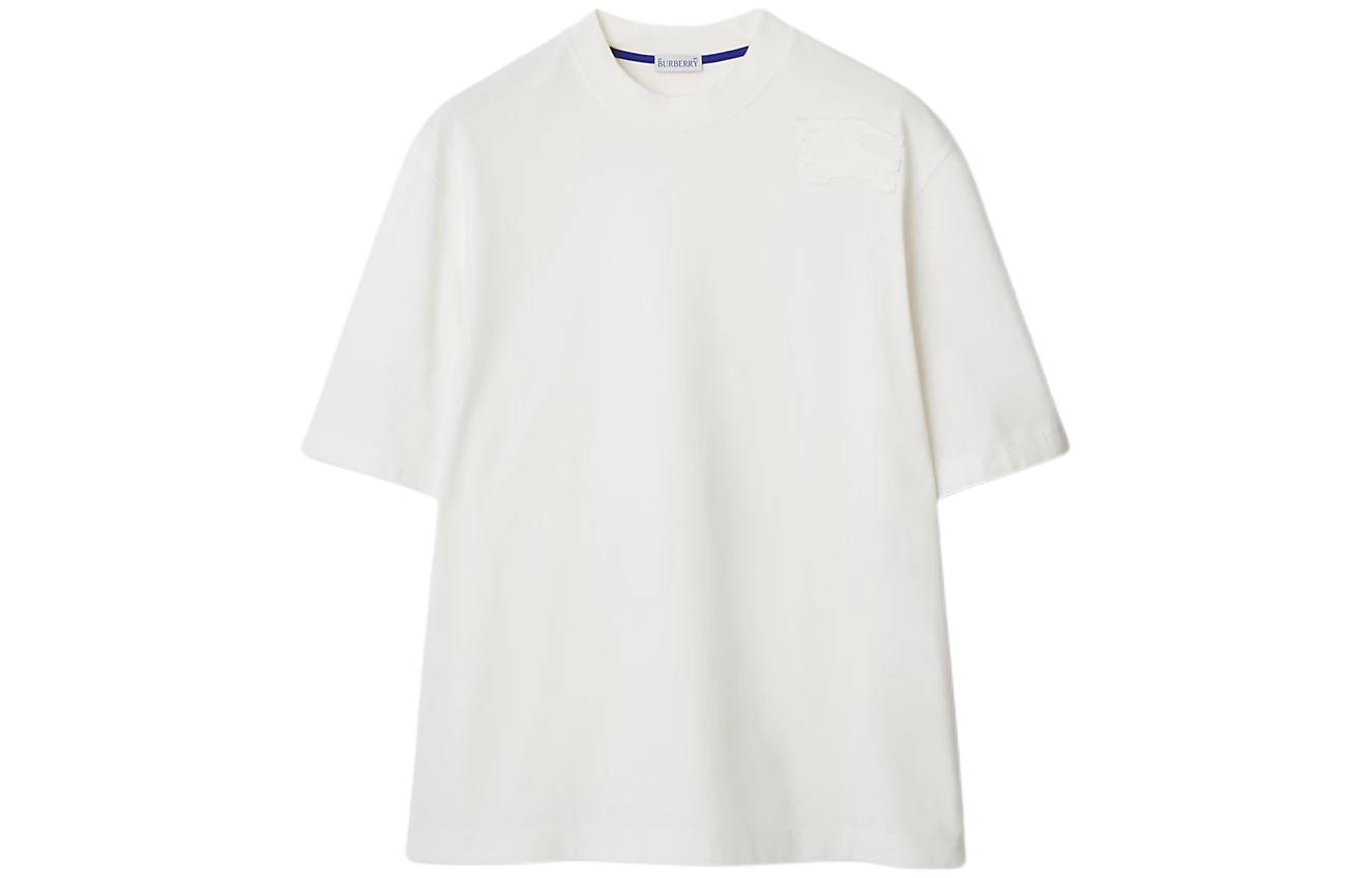 Burberry  Salt Crystal Short Sleeve T-Shirt with Equestrian Knight Design. 80849461 圖 2