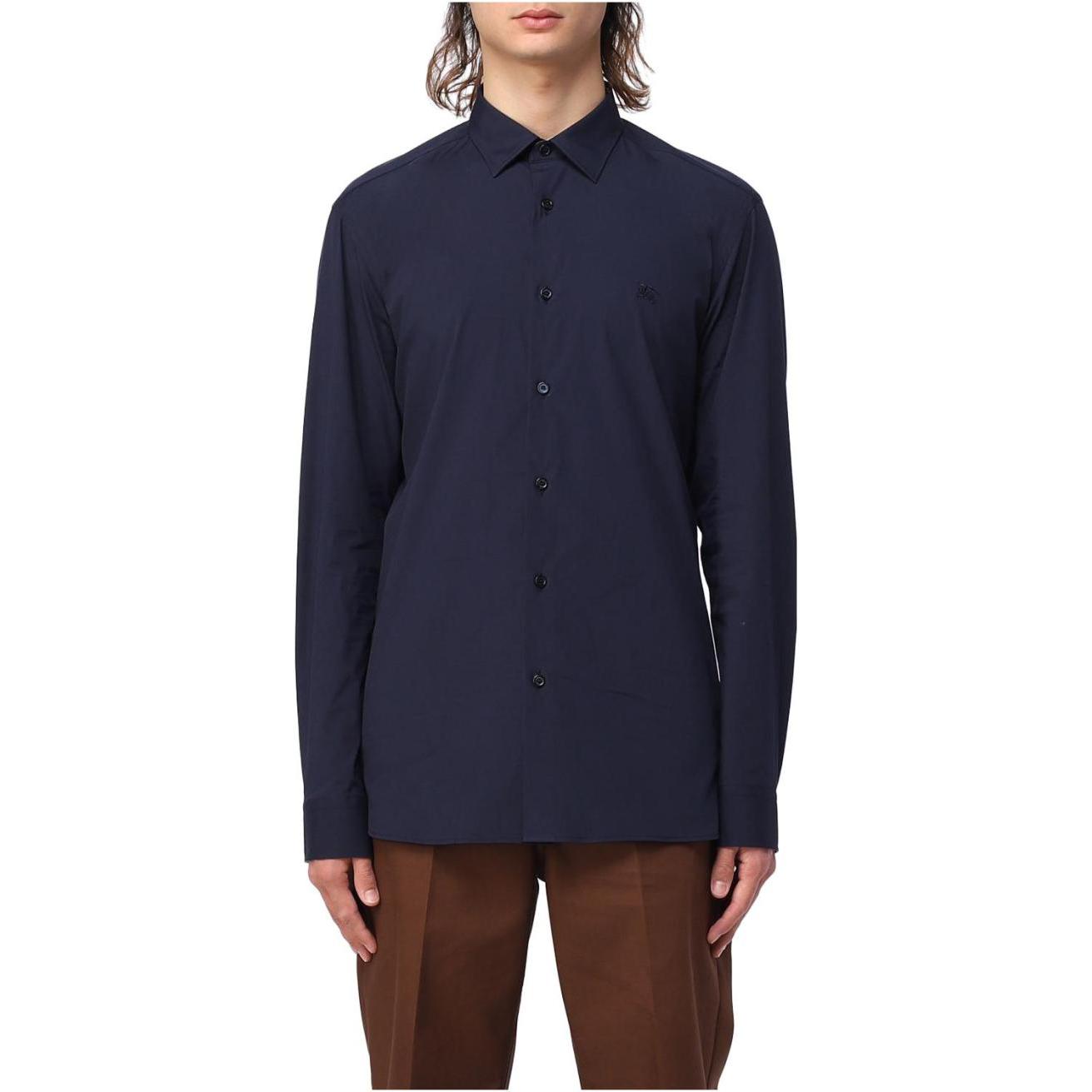 Purchase Burberry  Single-Breasted Collared Shirt Blue 8071800