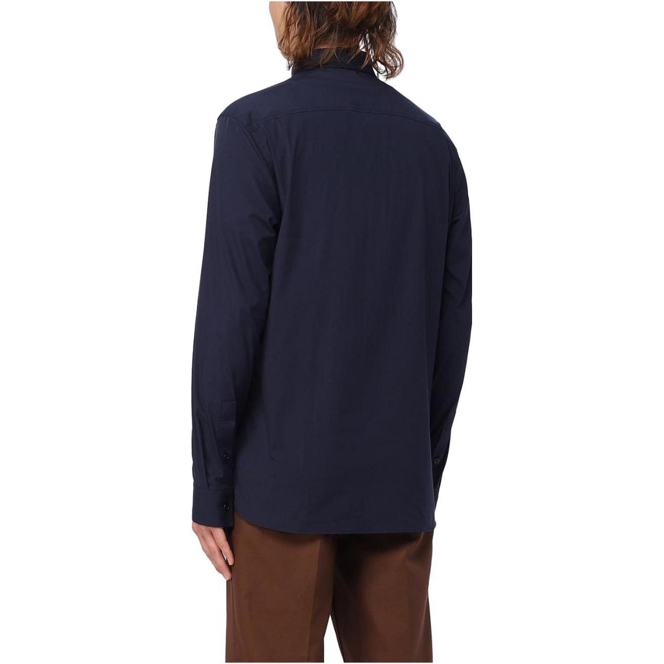 Details for Burberry  Single-Breasted Collared Shirt Blue 8071800