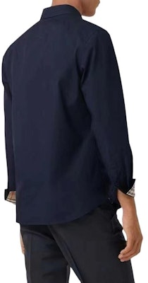 Burberry Single-Breasted Collared Shirt Blue 8071800 Sizing Burberry Single-Breasted Collared Shirt Blue 8071800