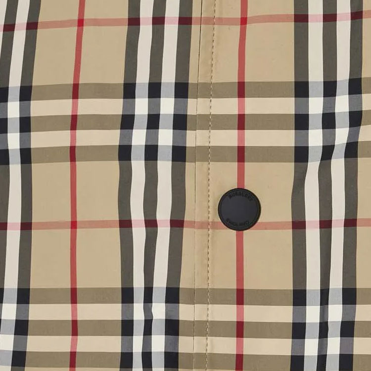 Burberry  Single-Breasted Hooded Long Sleeve Jacket Khaki Color 80746881 圖 7