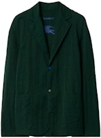 Burberry Single-Breasted Ivy Green Long-Sleeve Jacket 80821061 Burberry Single-Breasted Ivy Green Long-Sleeve Jacket 80821061