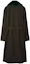 Lookbook Burberry Single-Breasted Long Sleeve Coat in Otter Brown. 80787231