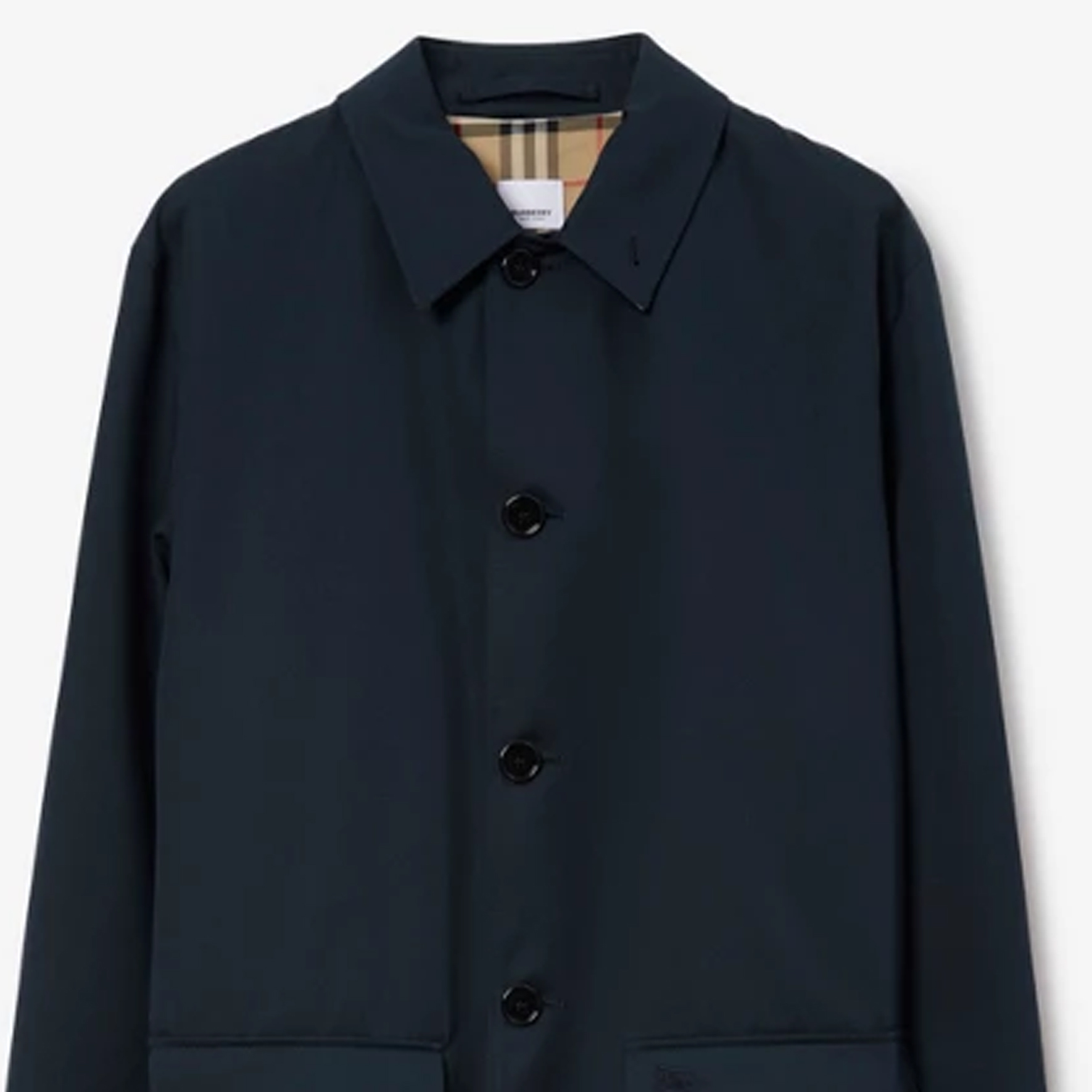 Burberry  Single-Breasted Long Sleeve Trench Coat Midnight Blue. 80725511 圖 6