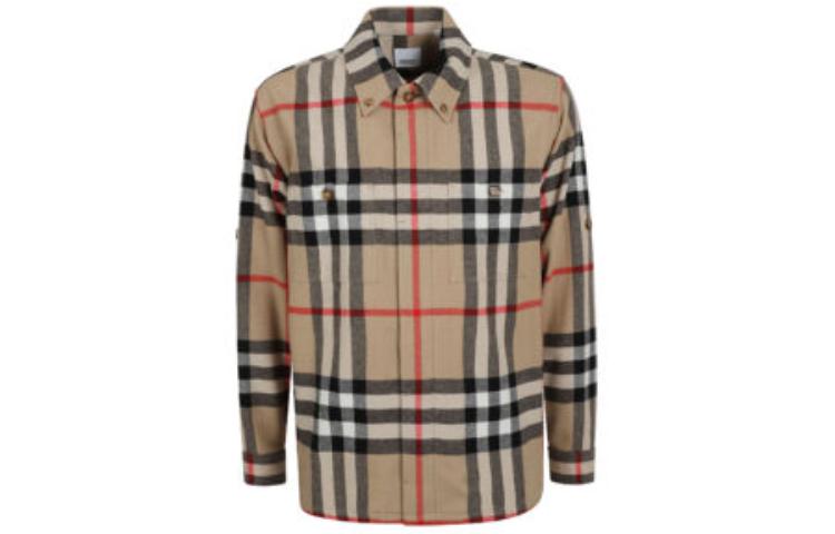 Burberry  Slim-Fit Check Long-Sleeve Button-Up Shirt Multicolor. 8058584 圖 2
