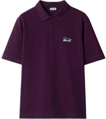 Burberry Slim Fit Colorblock Print Polo Shirt - Violet Purple 80957291 Order Burberry Slim Fit Colorblock Print Polo Shirt - Violet Purple 80957291