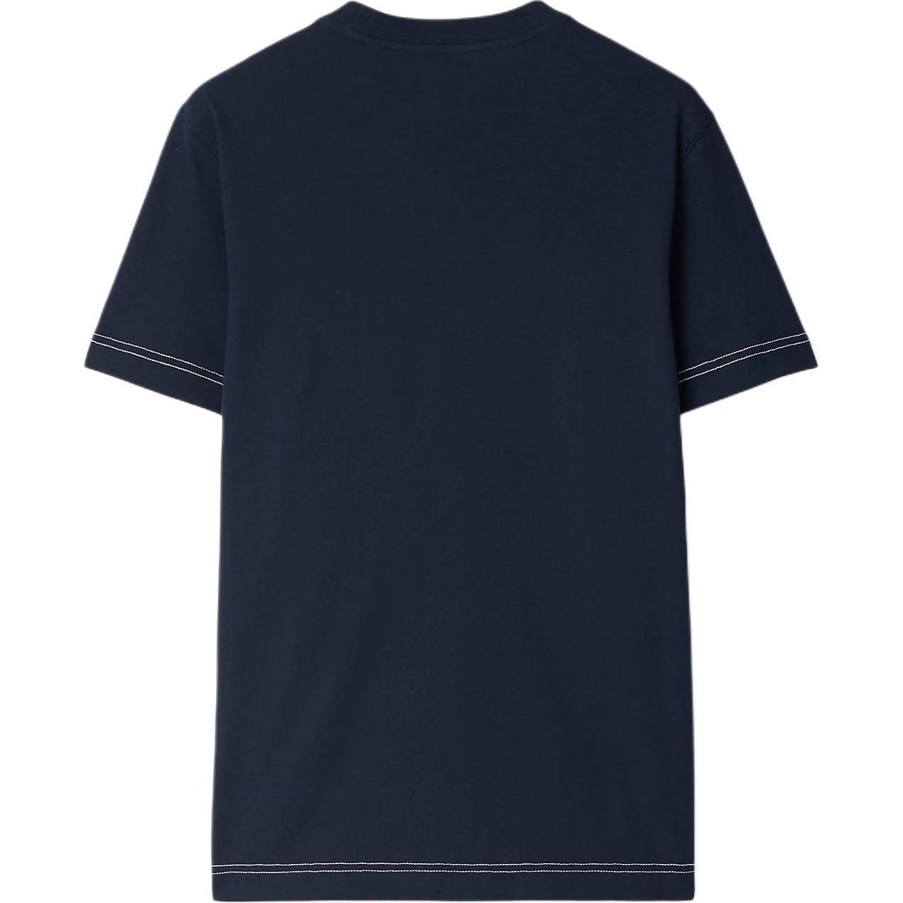 Burberry  Slim Fit Logo Graphic Crewneck T-Shirt Blue 80947771 圖 3