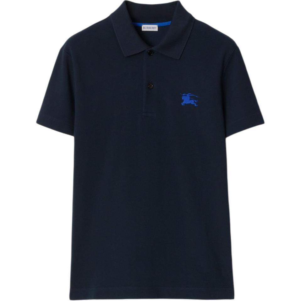 Order Burberry  Slim Fit Logo Short Sleeve Polo Shirt - Dark Blue 80914231