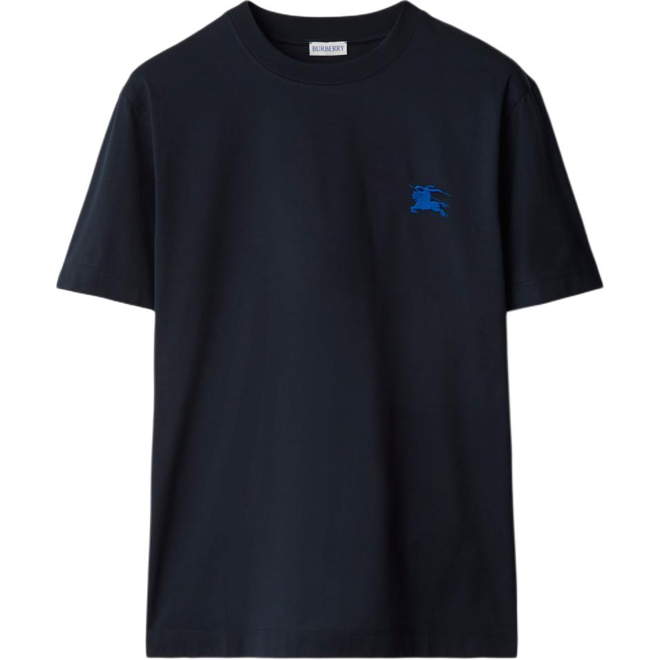 Buy 博柏利修身海军蓝T恤配马术刺绣 SS24款式 80913961