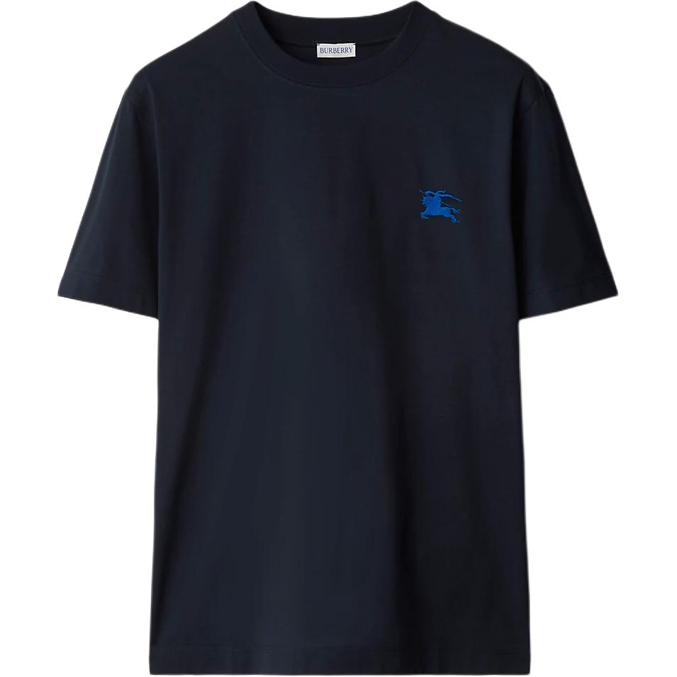 Order 博柏利修身海军蓝T恤配马术刺绣 SS24款式 80913961