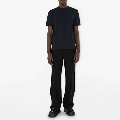 博柏利修身海军蓝T恤配马术刺绣 SS24款式 80913961 Shop 博柏利修身海军蓝T恤配马术刺绣 SS24款式 80913961
