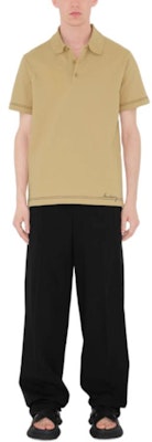 Burberry Slim Fit Polo Shirt with Embroidered Logo in Birch Brown. 80904891 Shop Burberry Slim Fit Polo Shirt with Embroidered Logo in Birch Brown. 80904891