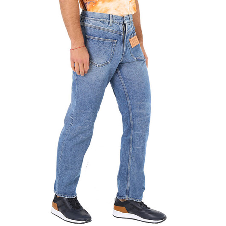 Details for Burberry  Slim Fit Straight Denim Jeans Vintage Blue 45590701