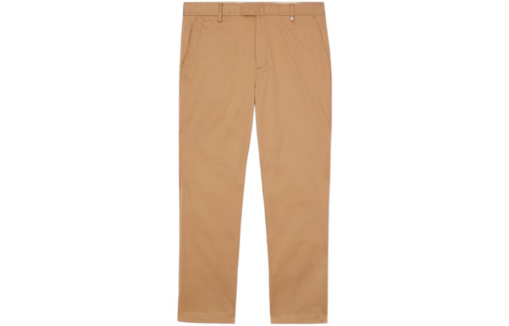 Burberry  Slim Fit Stretch Cotton Casual Pants in Khaki. 80551731 圖 2