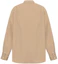Lookbook Burberry Solid Beige Single-Breasted Long-Sleeve Shirt with Embroidered Logo 8036288