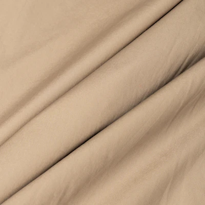 Burberry Solid Beige Single-Breasted Long-Sleeve Shirt with Embroidered Logo 8036288 1