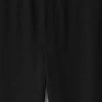 Shop Burberry Solid Black Elastic Waist Knit Jogger Sweatpants. 80777601