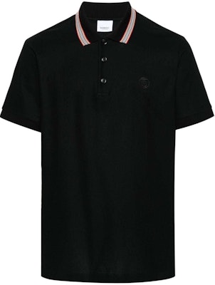 バーバリー ソリッドブラック ポロシャツ 半袖 Tシャツ 80840171 Order バーバリー ソリッドブラック ポロシャツ 半袖 Tシャツ 80840171