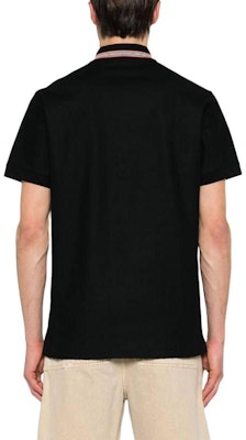 バーバリー ソリッドブラック ポロシャツ 半袖 Tシャツ 80840171 Shop バーバリー ソリッドブラック ポロシャツ 半袖 Tシャツ 80840171