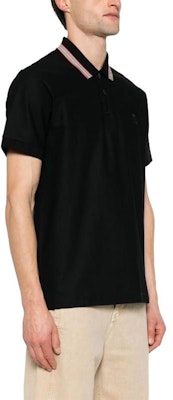 バーバリー ソリッドブラック ポロシャツ 半袖 Tシャツ 80840171 Purchase バーバリー ソリッドブラック ポロシャツ 半袖 Tシャツ 80840171