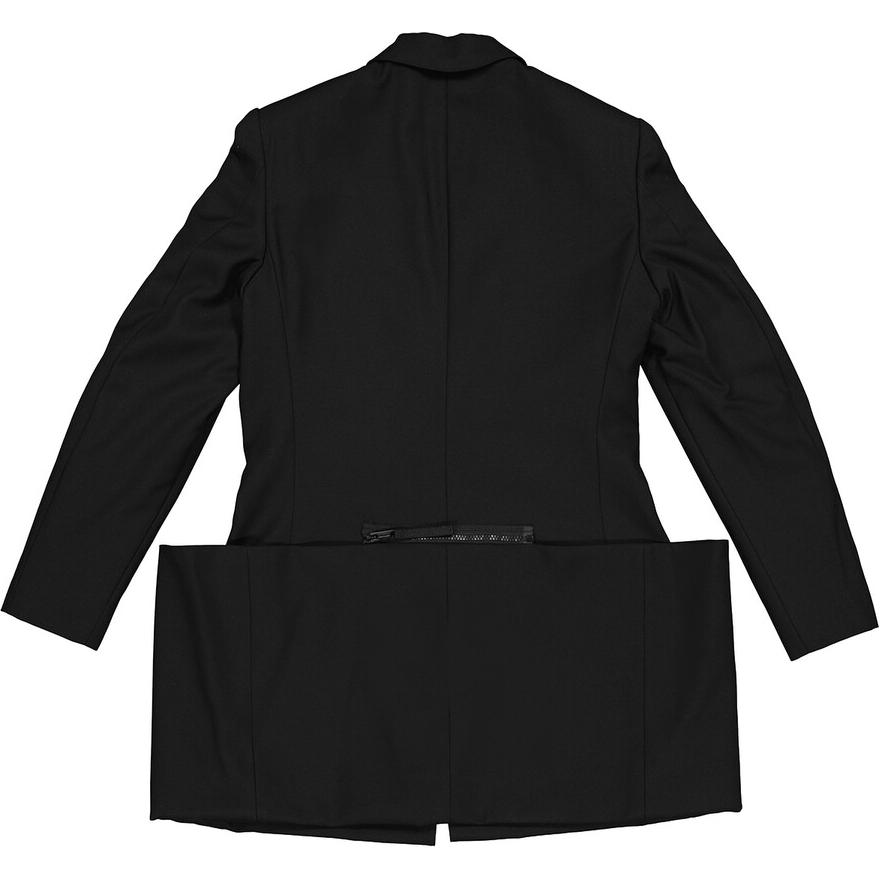 Burberry  Solid Black Single-Breasted Blazer Jacket 45634931 圖 3