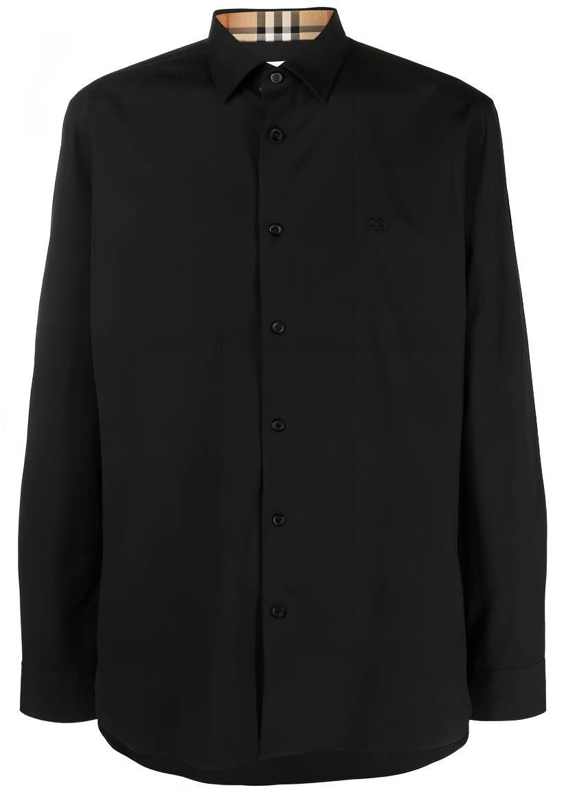 burberry-solid-color-button-up-shirt-black-8071799