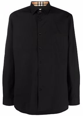 Burberry Kemeja Hitam Polos Berkancing - Solid Color 8071799 Buy Burberry Kemeja Hitam Polos Berkancing - Solid Color 8071799